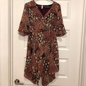 Xhiliration Paisley Dress
